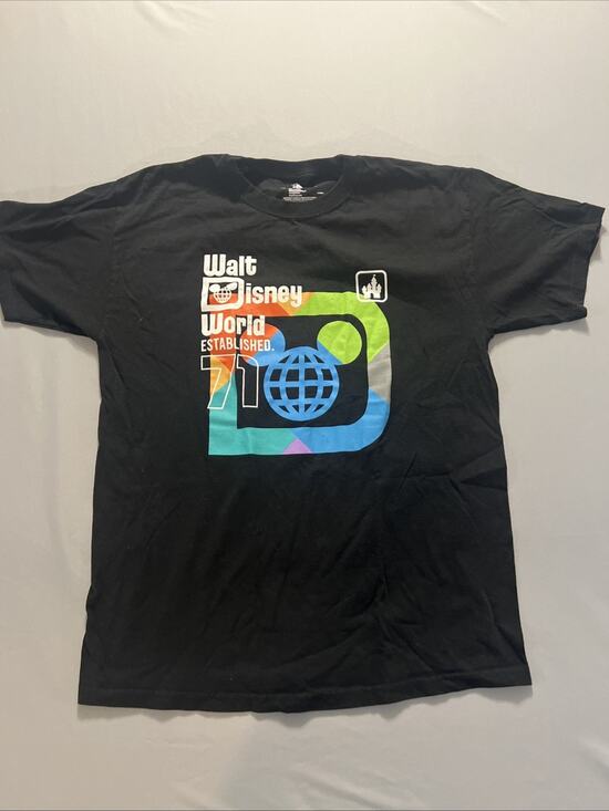 Disney Other - Disney Walt Disney World Black T-Shirt Large Unisex Adult